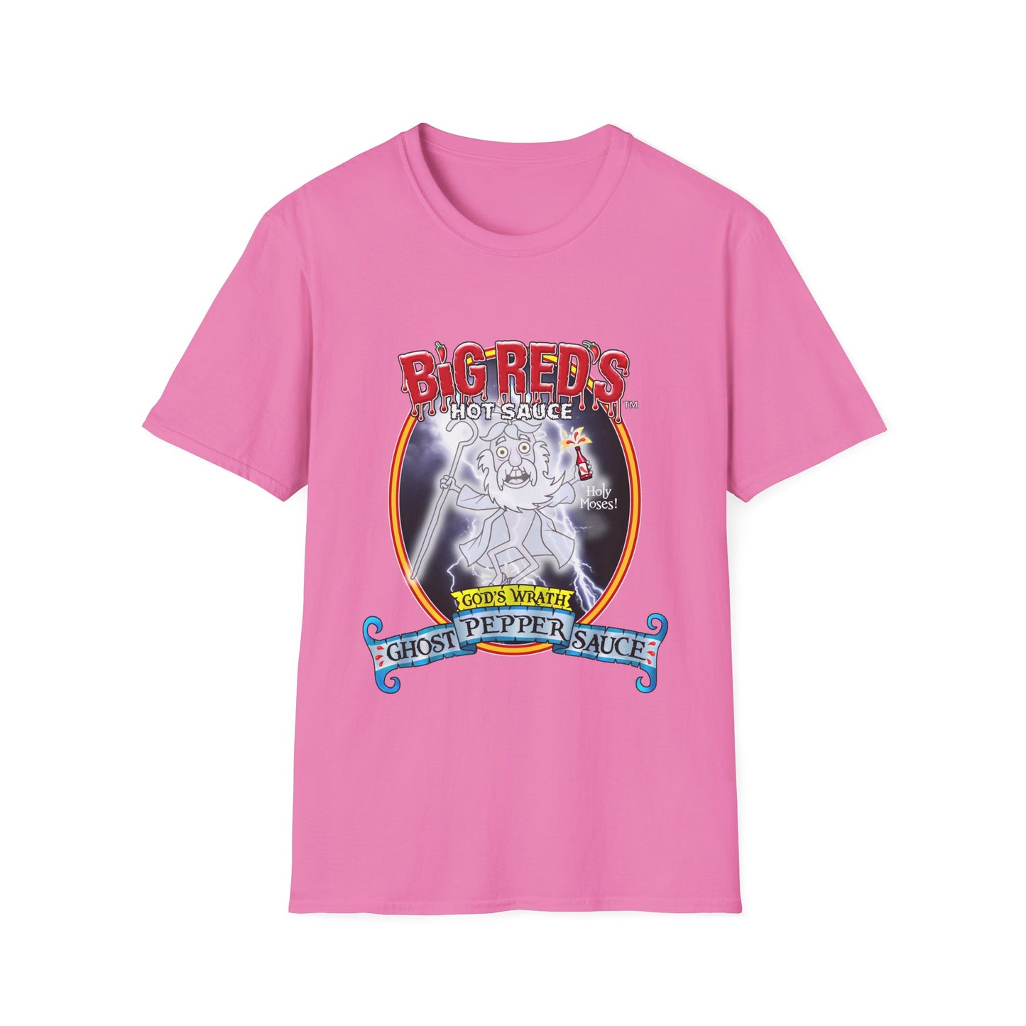 God's Wrath Ghost Pepper T-Shirt - Big Reds Hot Sauce