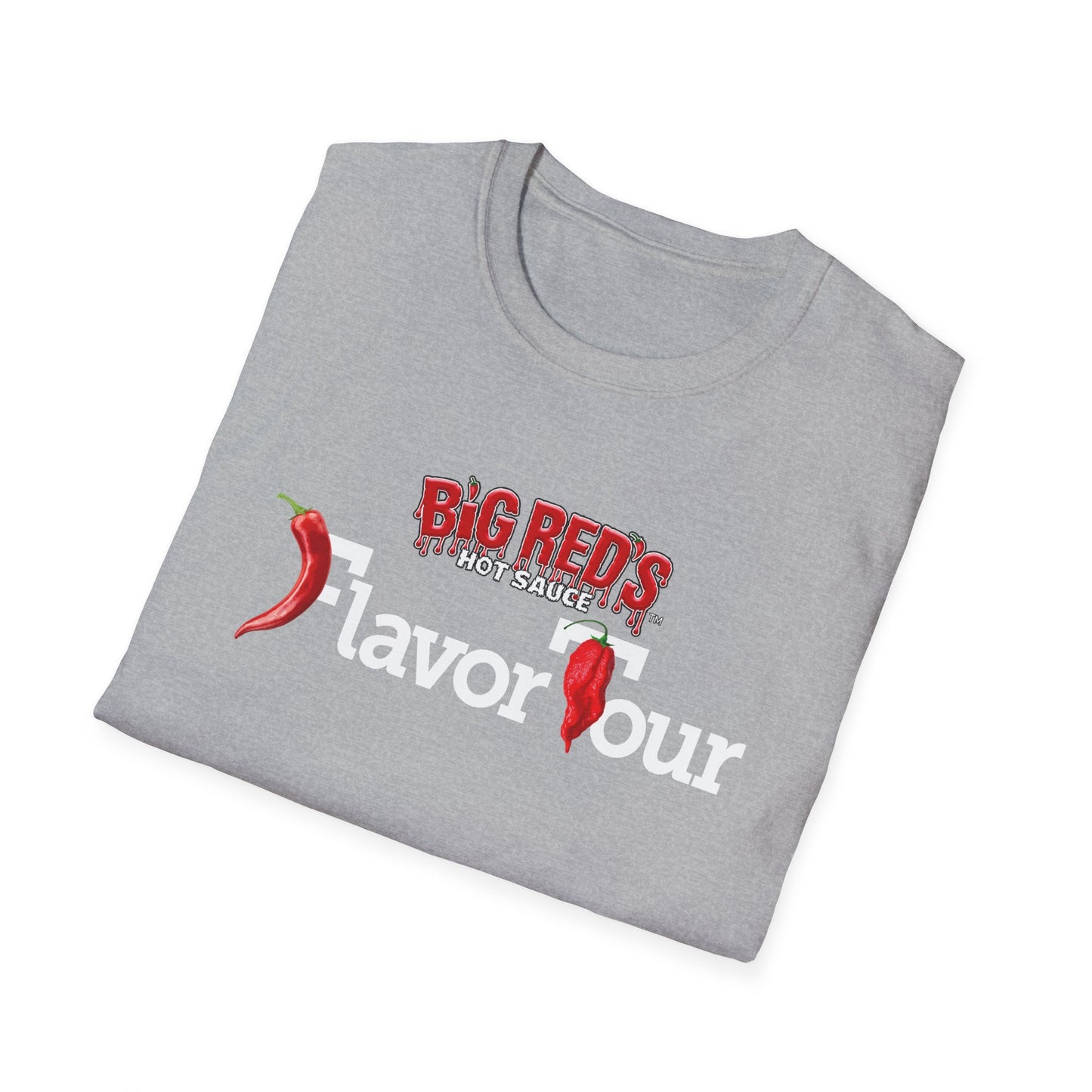 Big Red's World Famous Flavor Tour T-shirt - Big Reds Hot Sauce