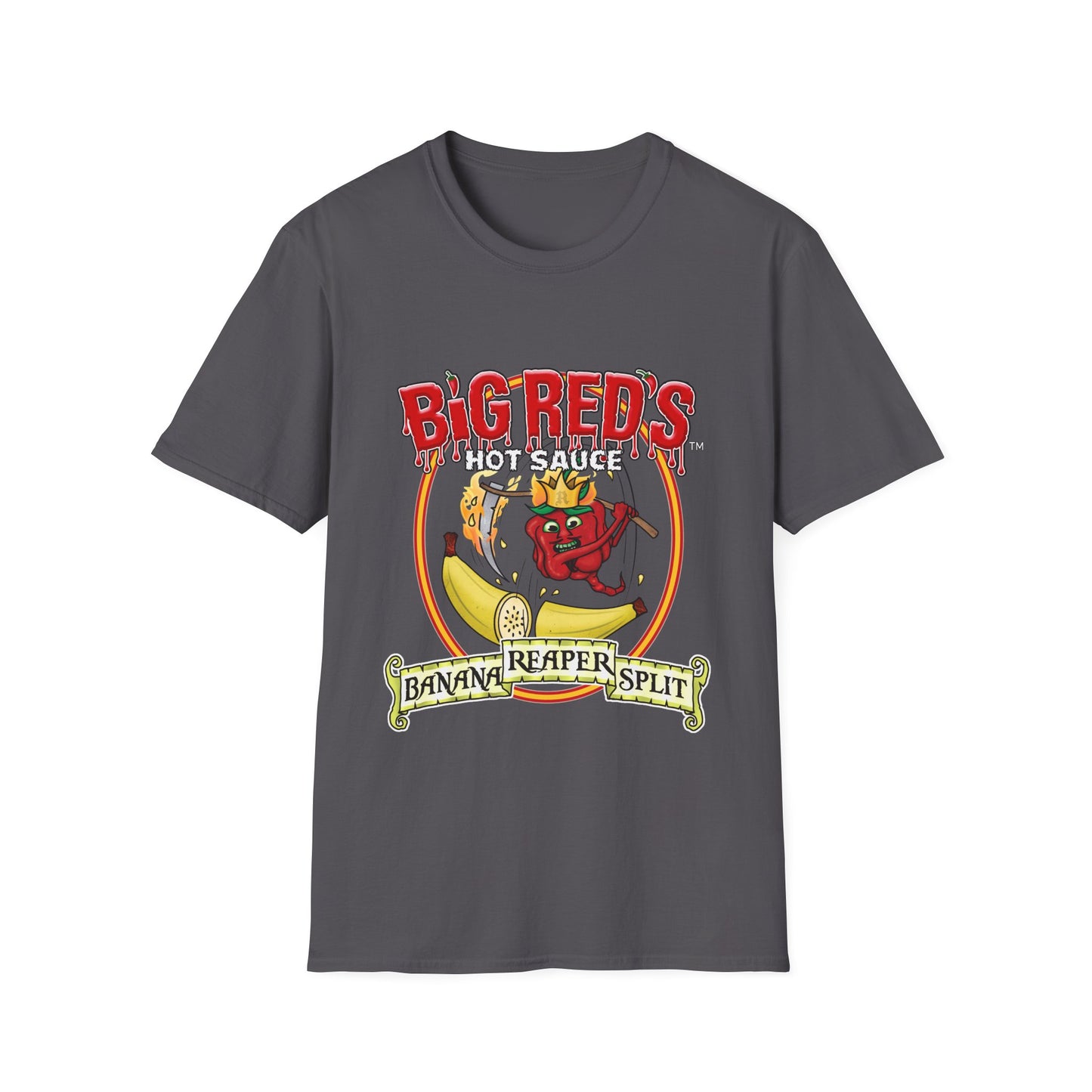 Banana Reaper Split T-shirt - Big Reds Hot Sauce