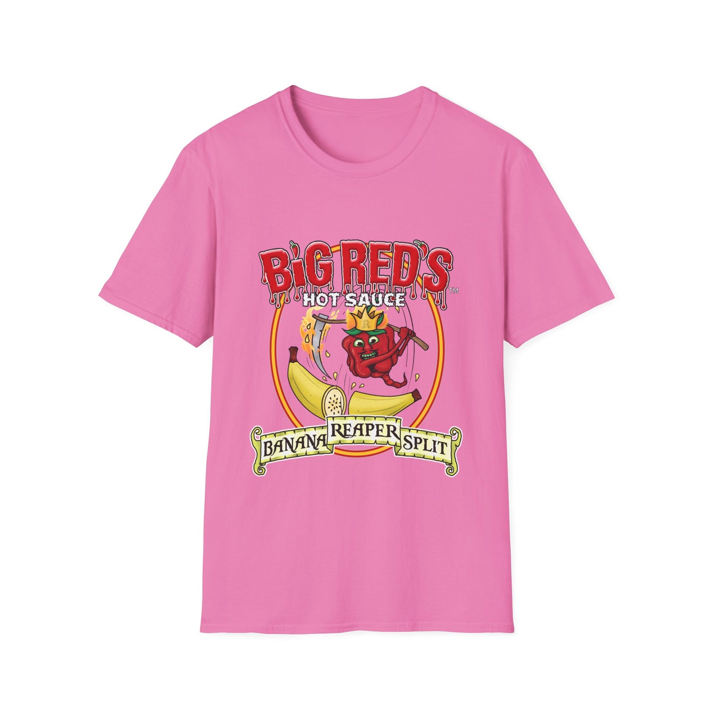 Banana Reaper Split T-shirt - Big Reds Hot Sauce