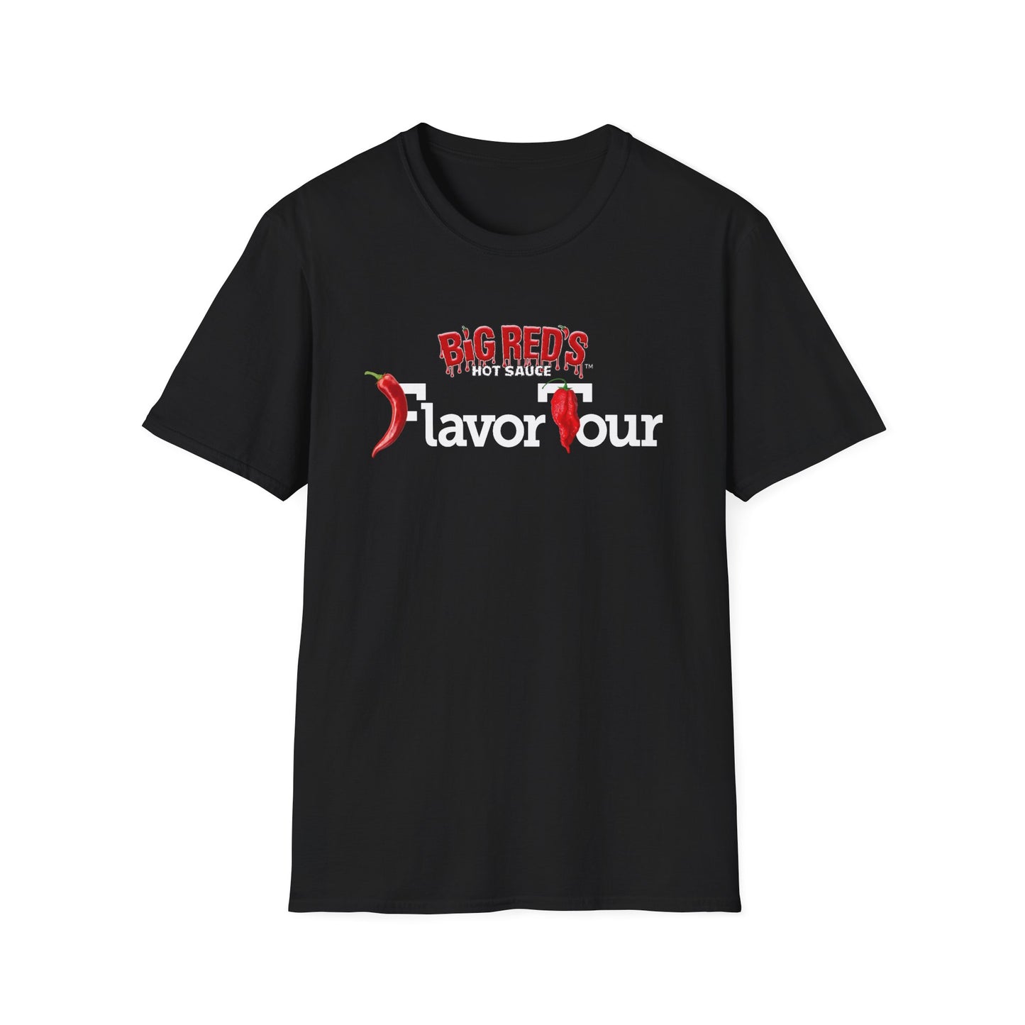 Big Red's World Famous Flavor Tour T-shirt - Big Reds Hot Sauce