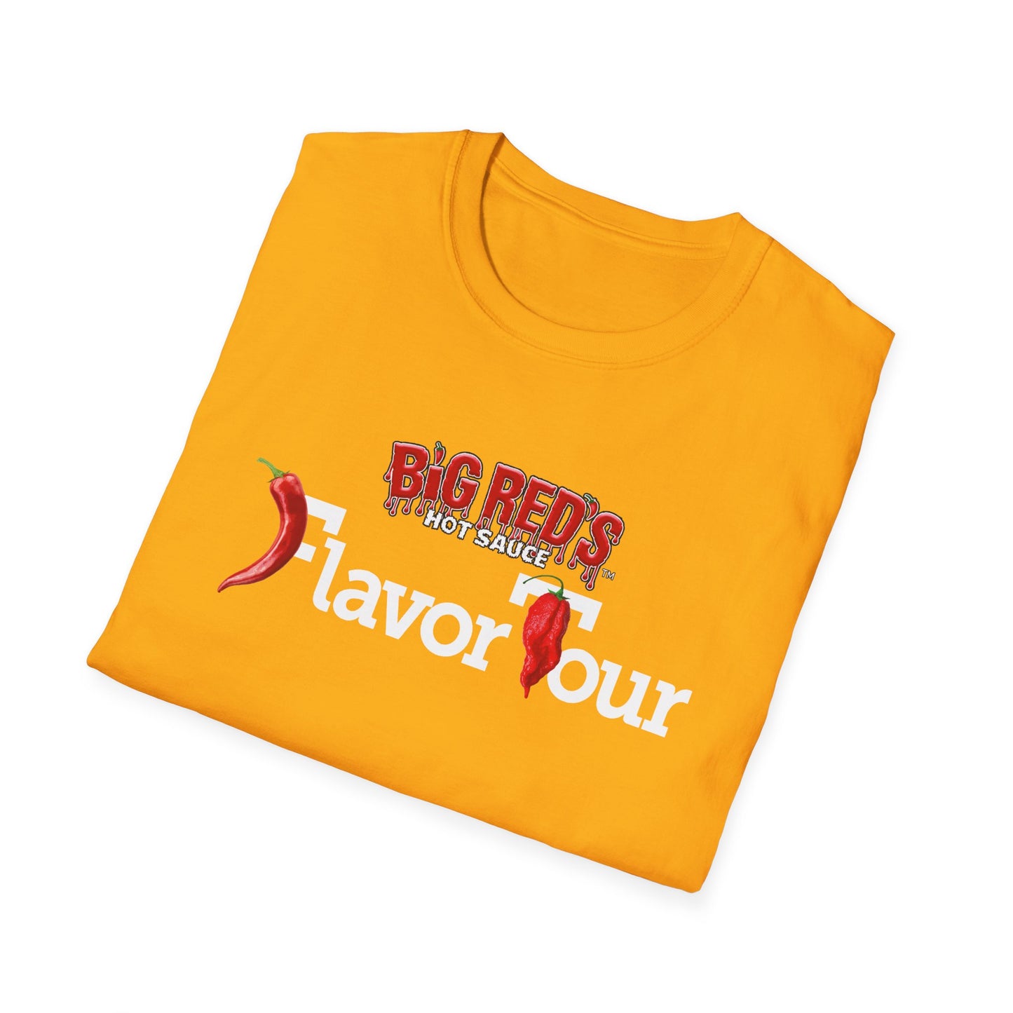 Big Red's World Famous Flavor Tour T-shirt - Big Reds Hot Sauce