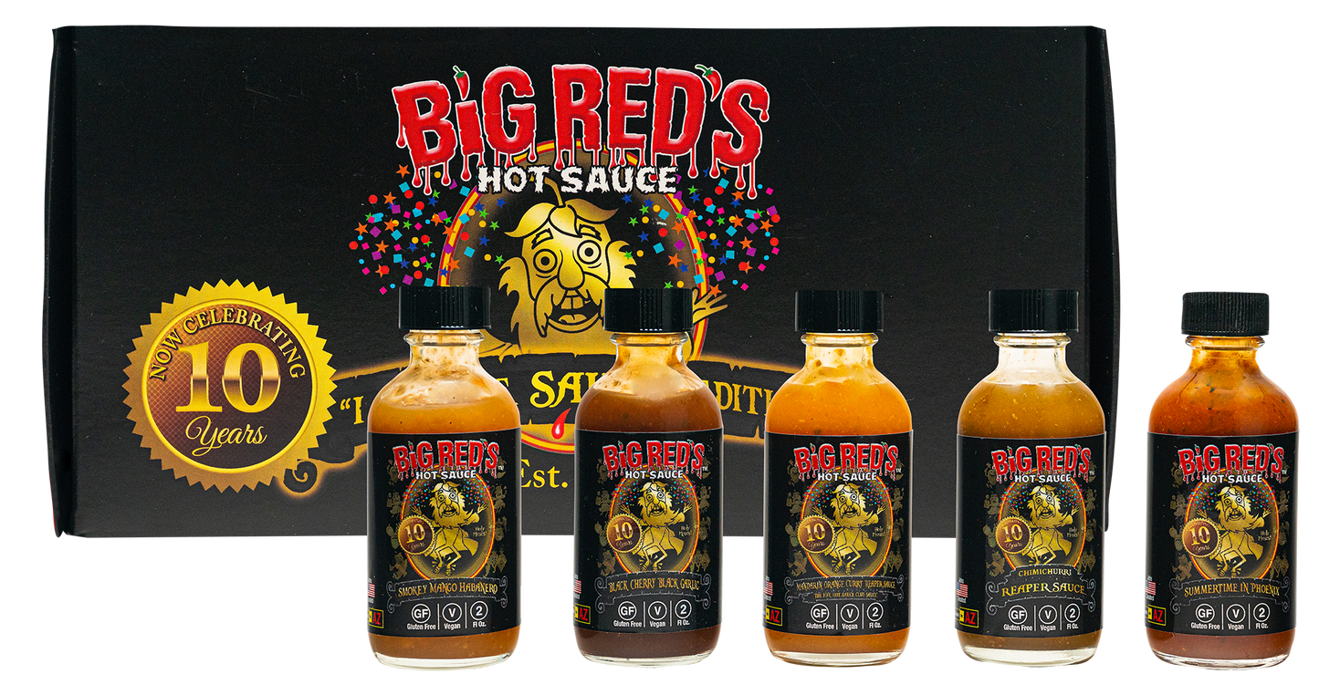 That's Fire 10th Anniversary Box - Big Reds Hot Sauce