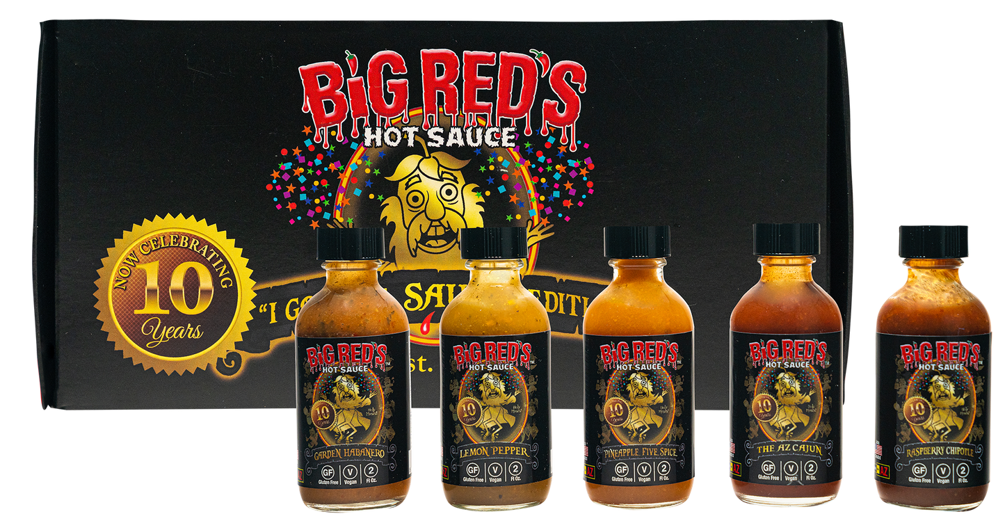 We Lit Sampler Pack - Big Reds Hot Sauce
