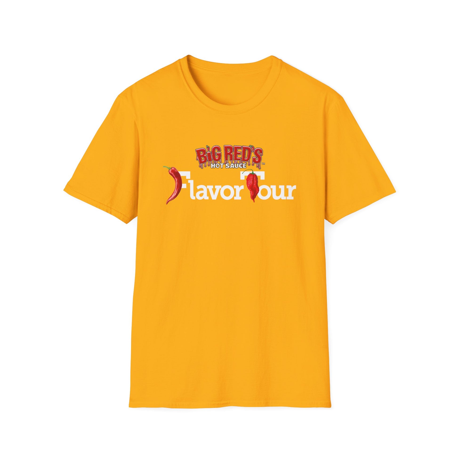 Big Red's World Famous Flavor Tour T-shirt - Big Reds Hot Sauce