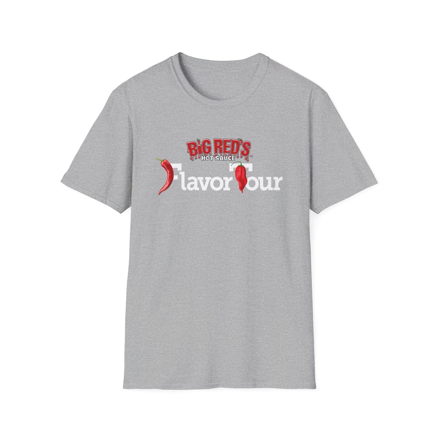 Big Red's World Famous Flavor Tour T-shirt - Big Reds Hot Sauce