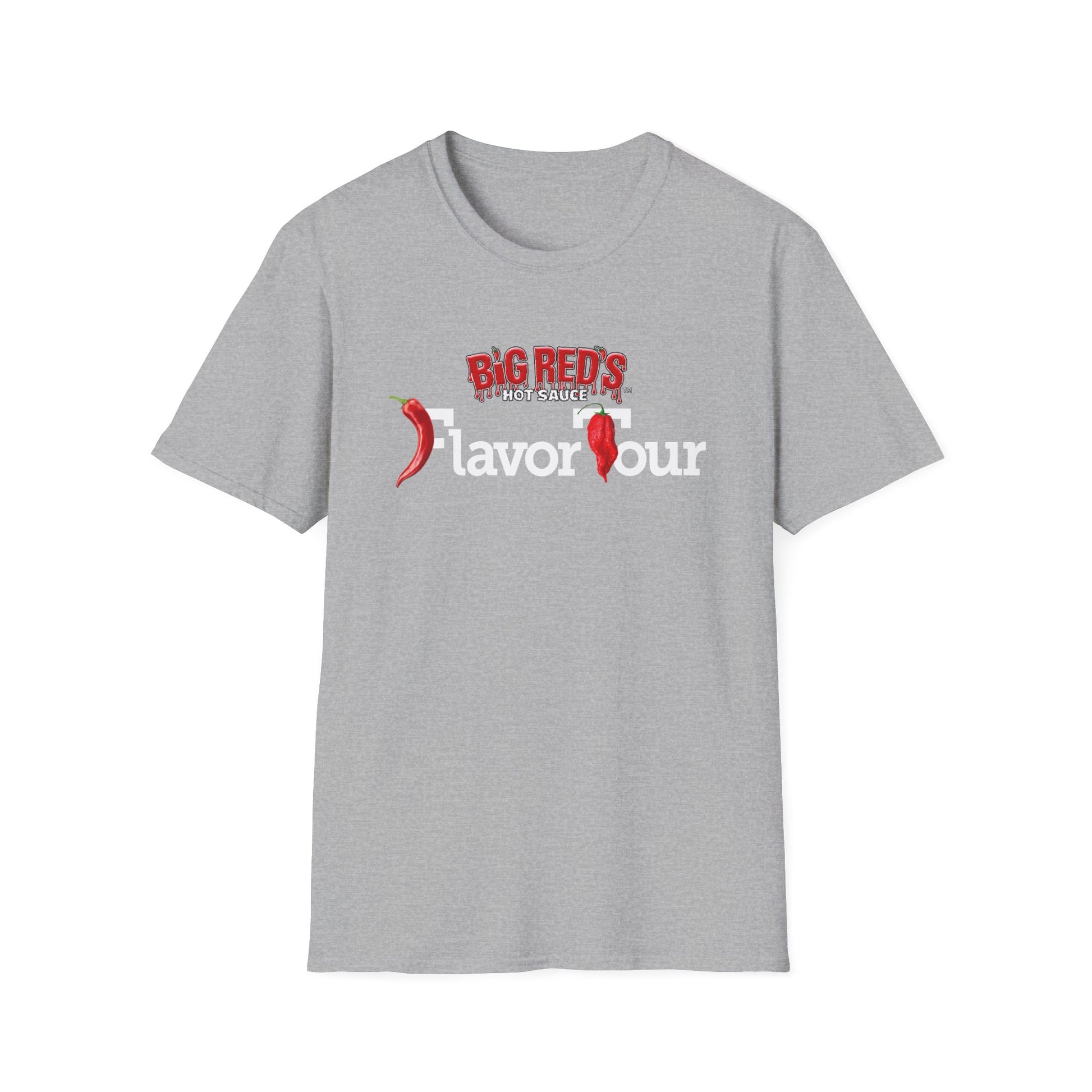 Big Red's World Famous Flavor Tour T-shirt - Big Reds Hot Sauce
