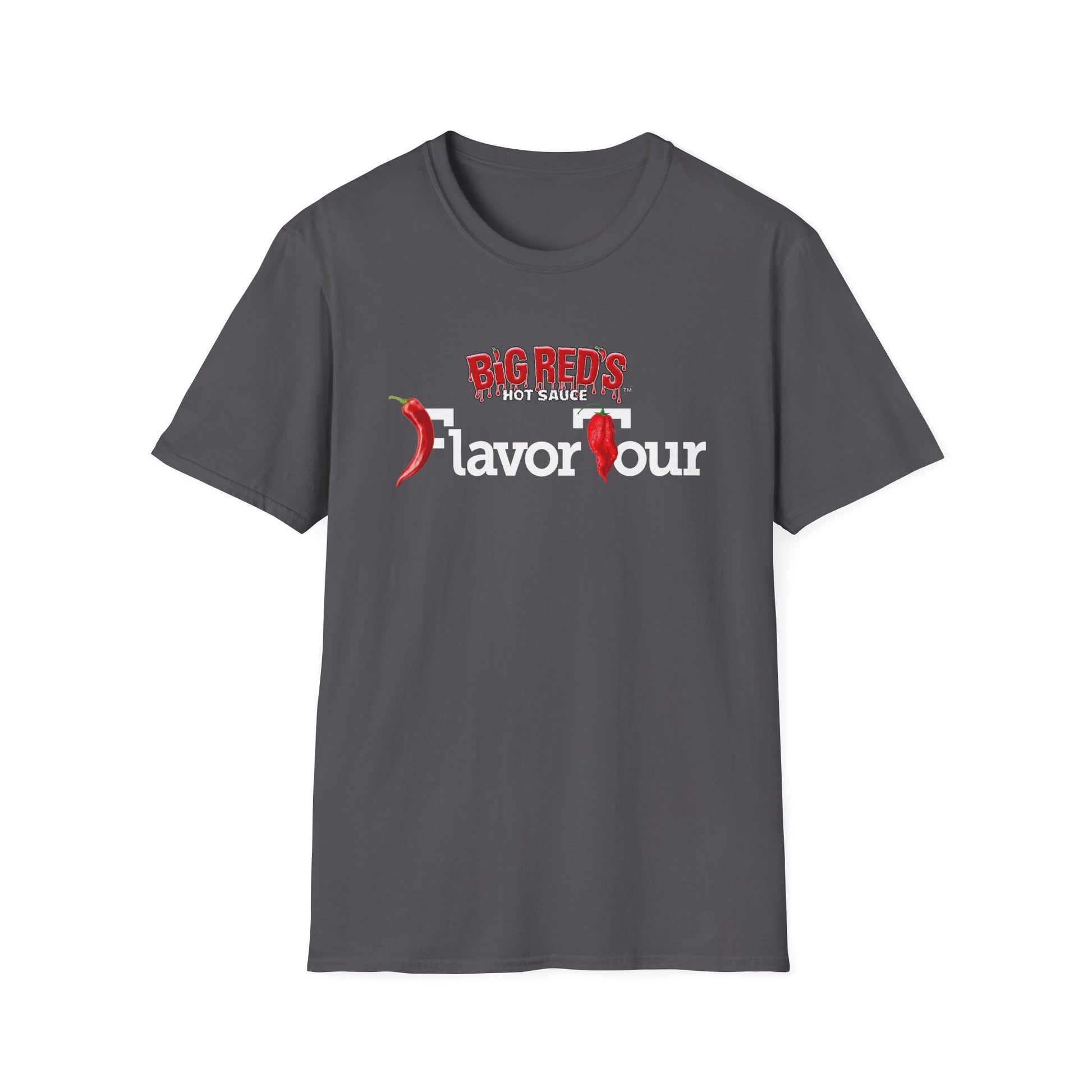 Big Red's World Famous Flavor Tour T-shirt - Big Reds Hot Sauce