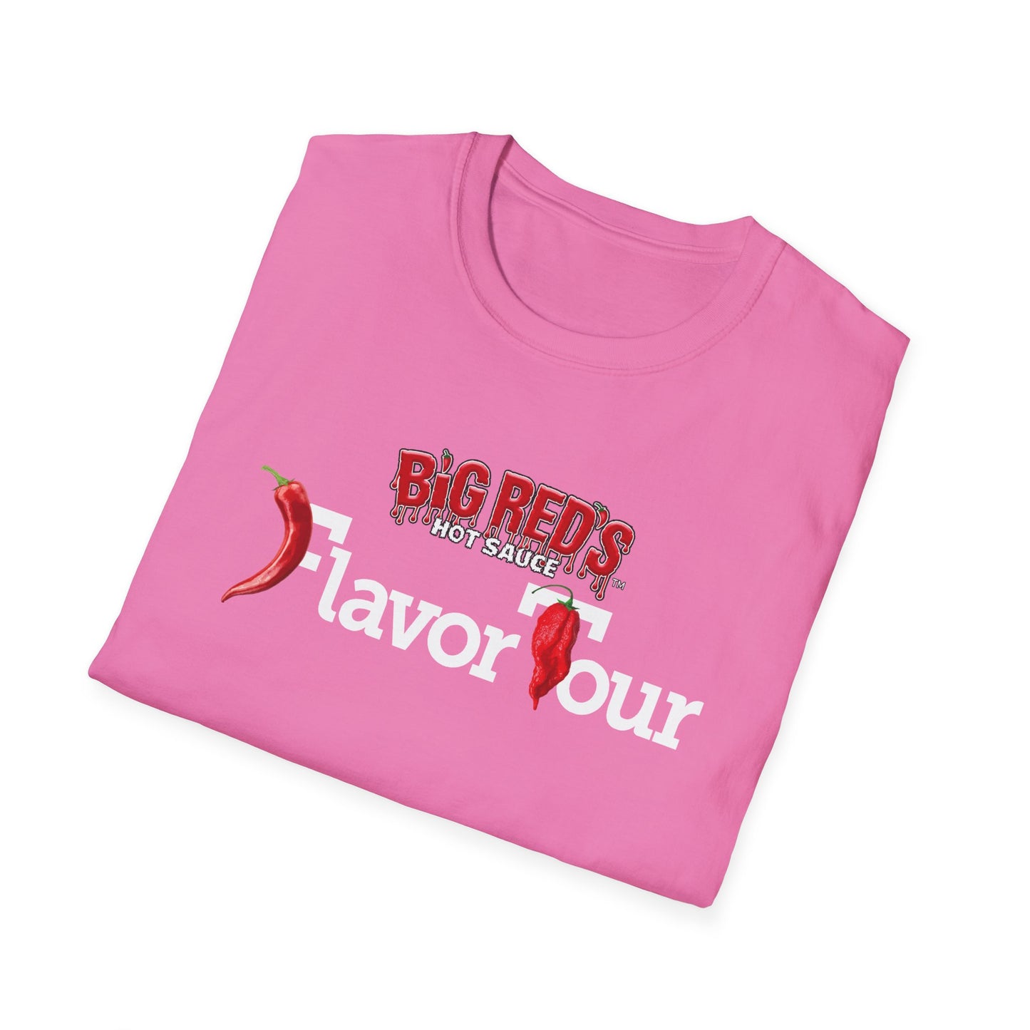 Big Red's World Famous Flavor Tour T-shirt - Big Reds Hot Sauce