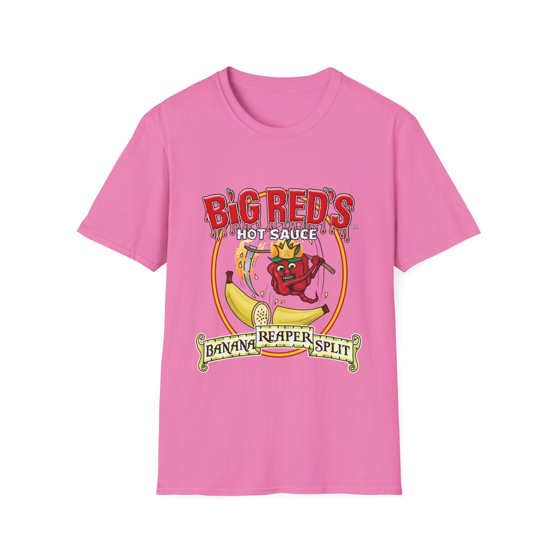 Banana Reaper Split T-shirt - Big Reds Hot Sauce
