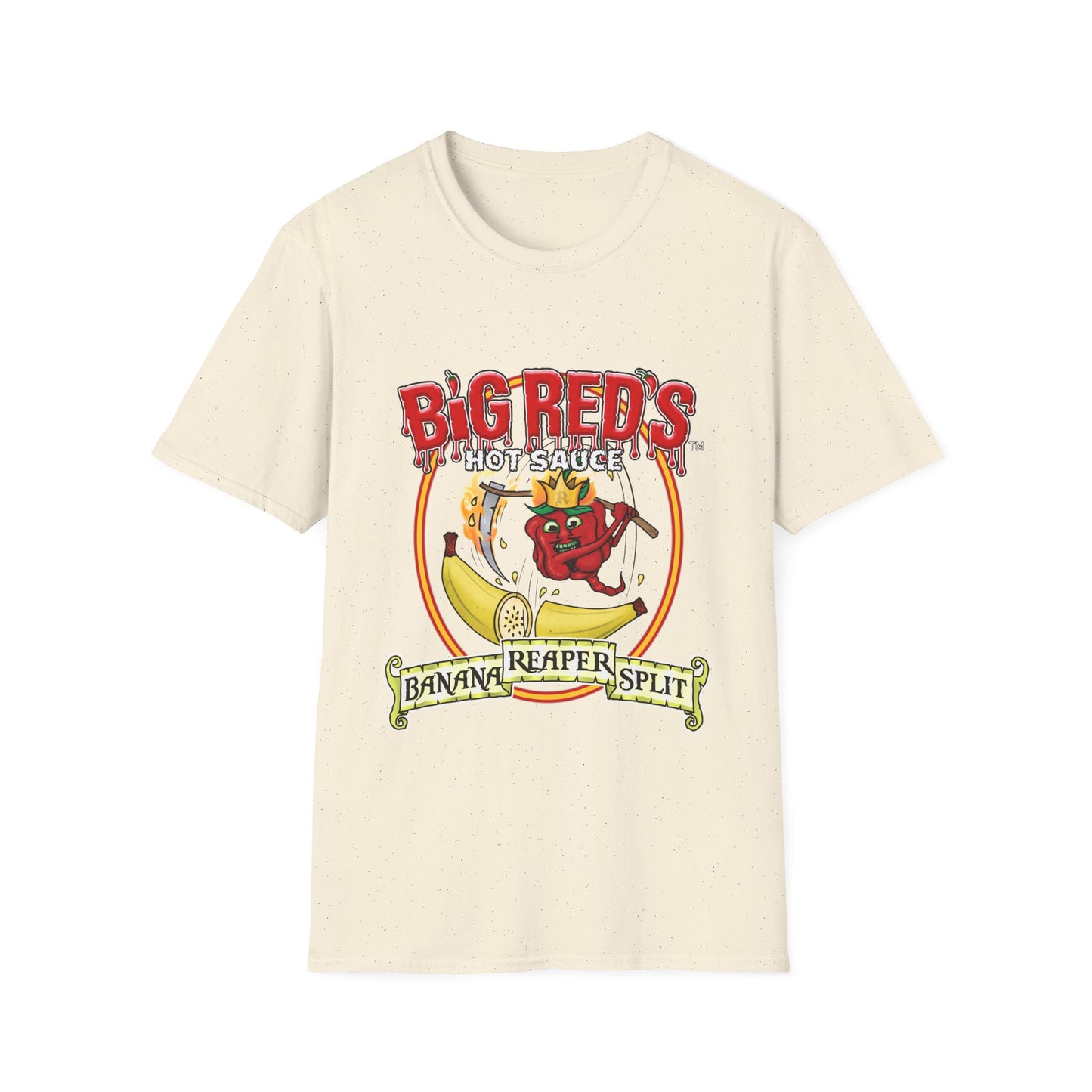 Banana Reaper Split T-shirt - Big Reds Hot Sauce