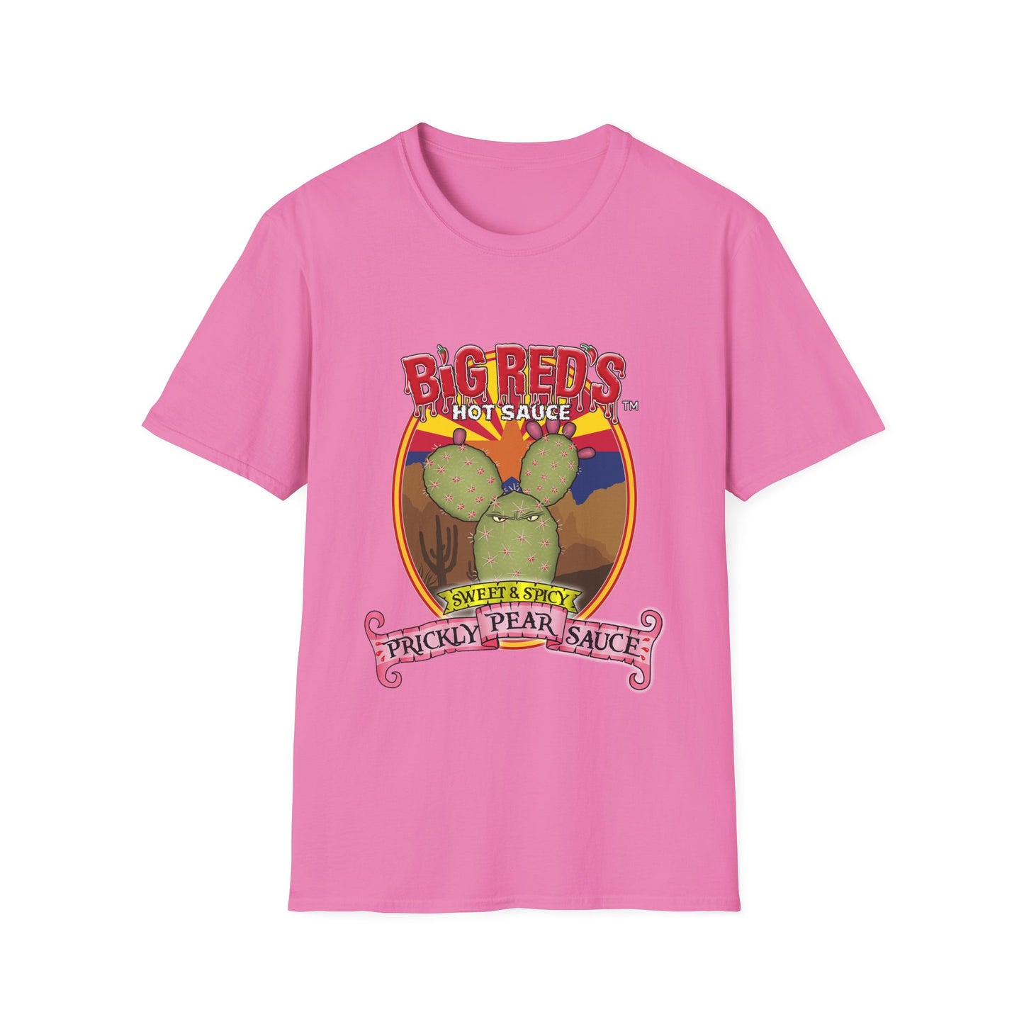 Prickly Pear T-shirt - Big Reds Hot Sauce