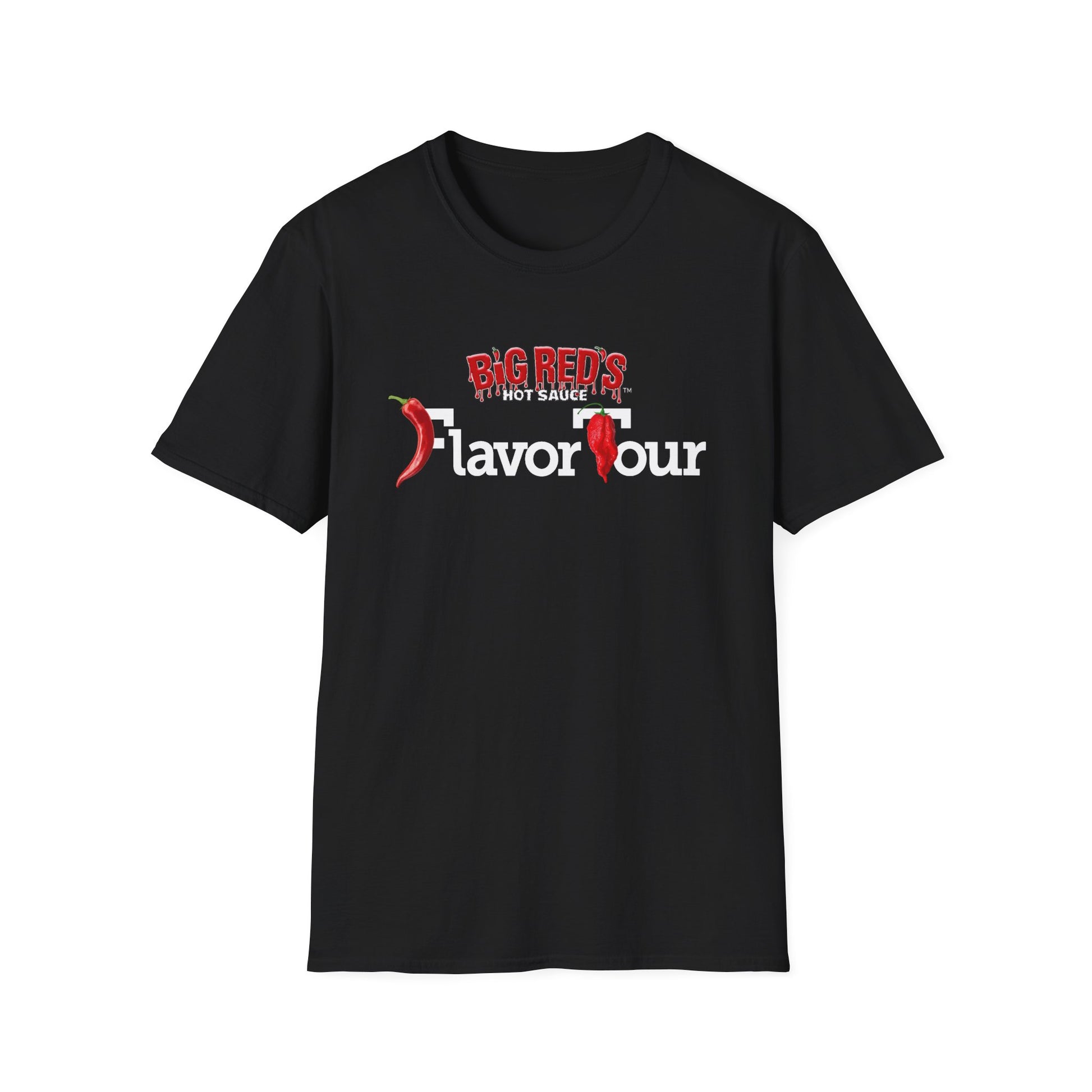 Big Red's World Famous Flavor Tour T-shirt - Big Reds Hot Sauce