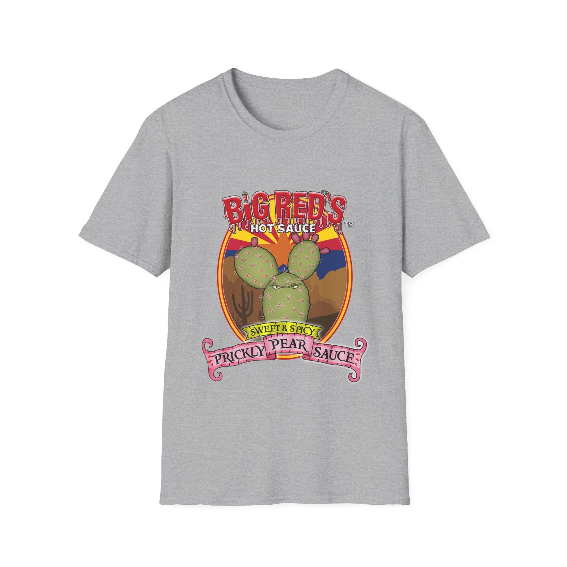 Prickly Pear T-shirt - Big Reds Hot Sauce