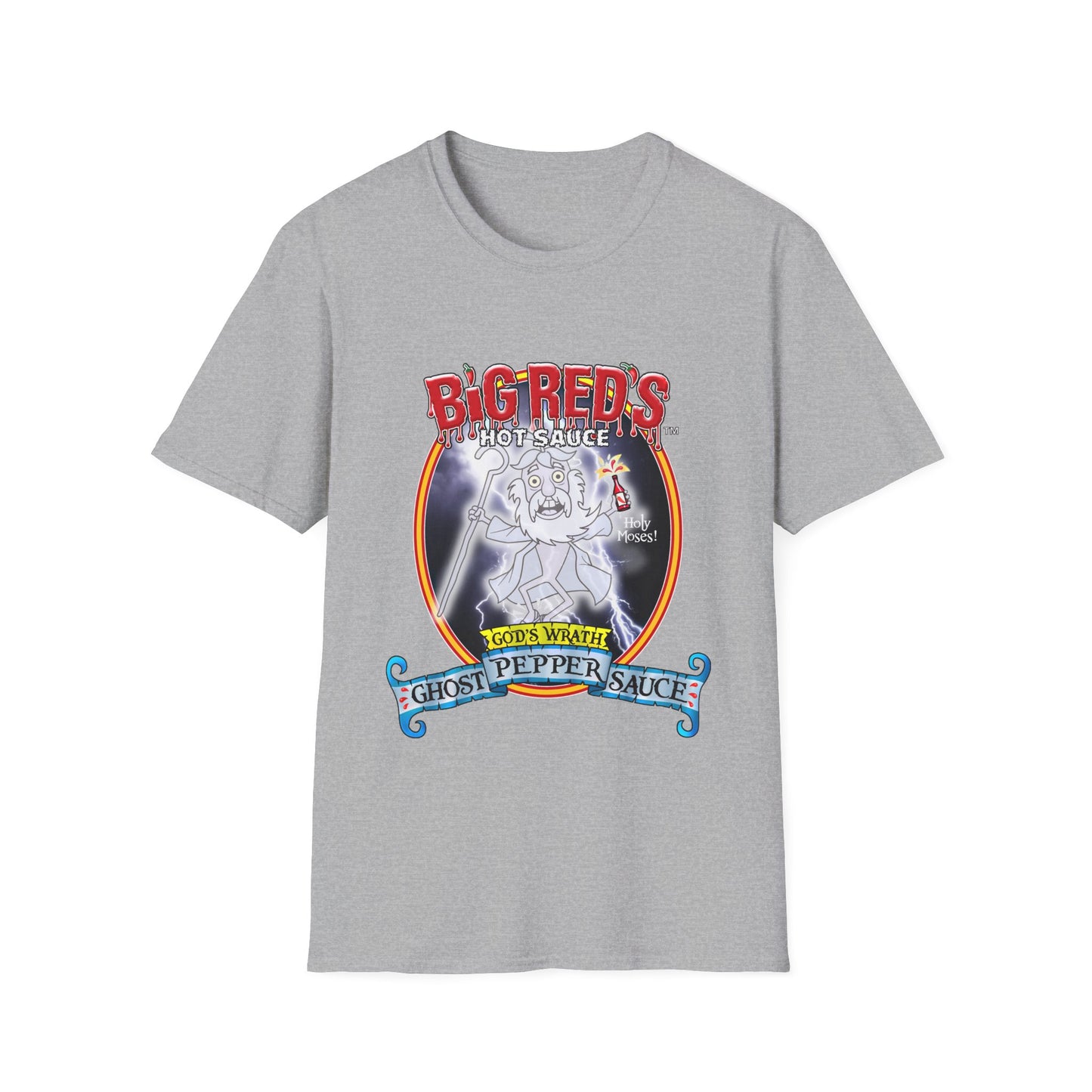 God's Wrath Ghost Pepper T-Shirt - Big Reds Hot Sauce