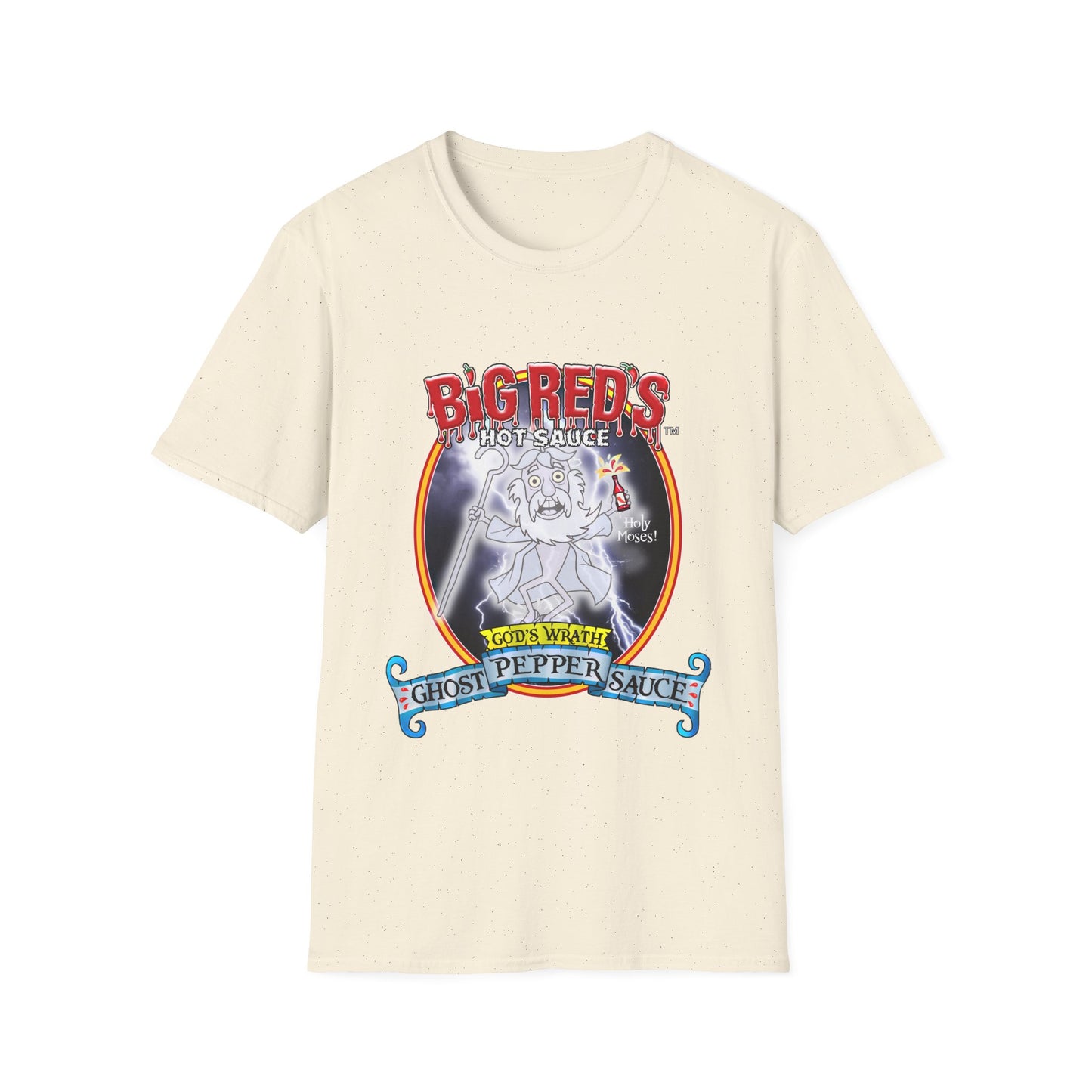 God's Wrath Ghost Pepper T-Shirt - Big Reds Hot Sauce