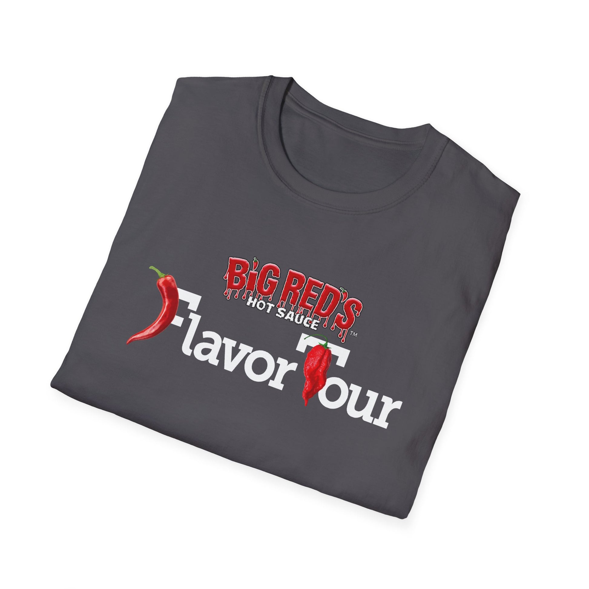 Big Red's World Famous Flavor Tour T-shirt - Big Reds Hot Sauce