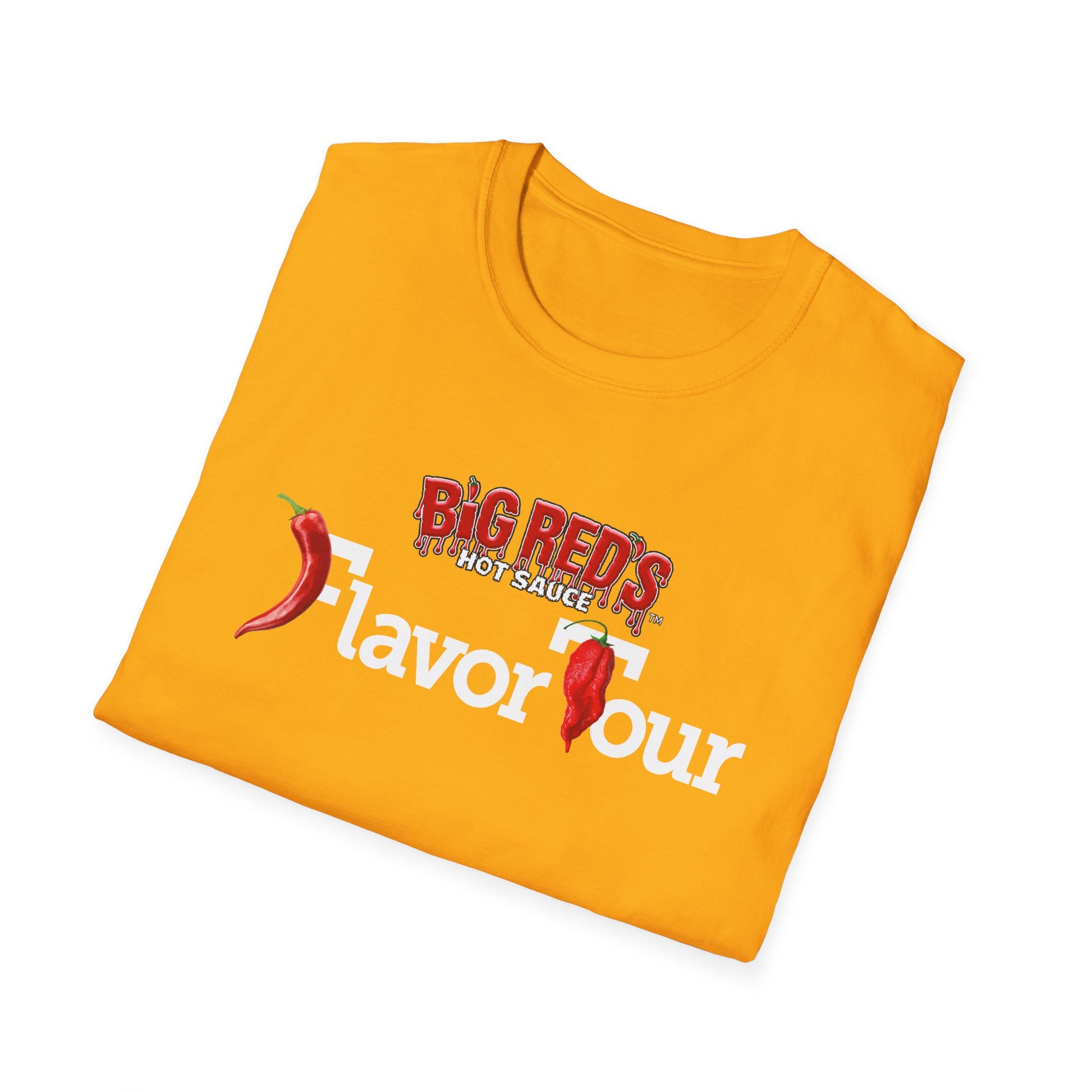 Big Red's World Famous Flavor Tour T-shirt - Big Reds Hot Sauce