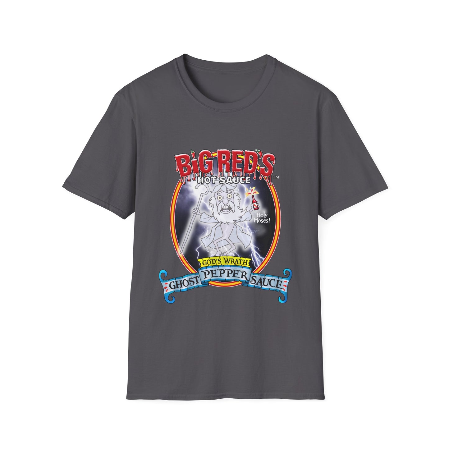 God's Wrath Ghost Pepper T-Shirt - Big Reds Hot Sauce