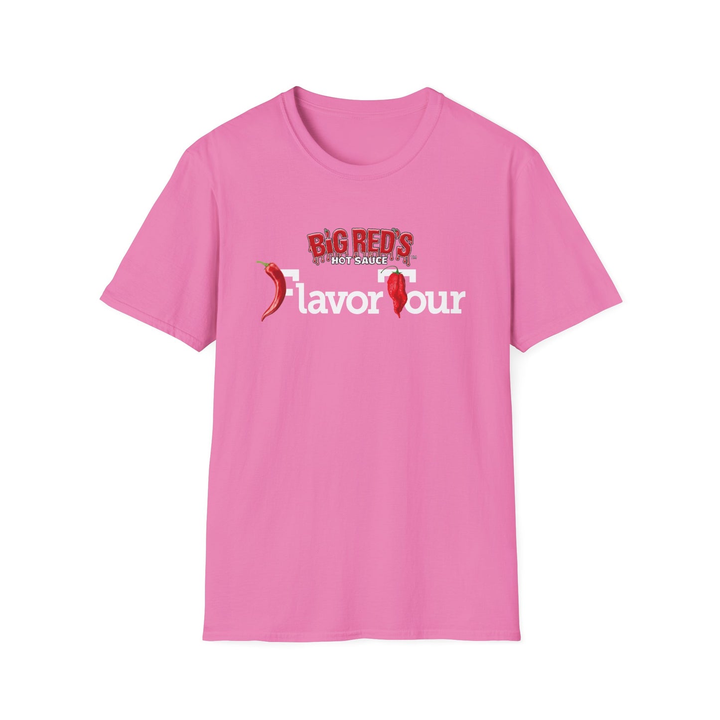 Big Red's World Famous Flavor Tour T-shirt - Big Reds Hot Sauce